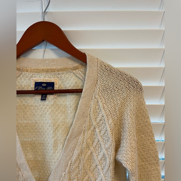 Cream Button Up Cardigan - Picture 2 of 9